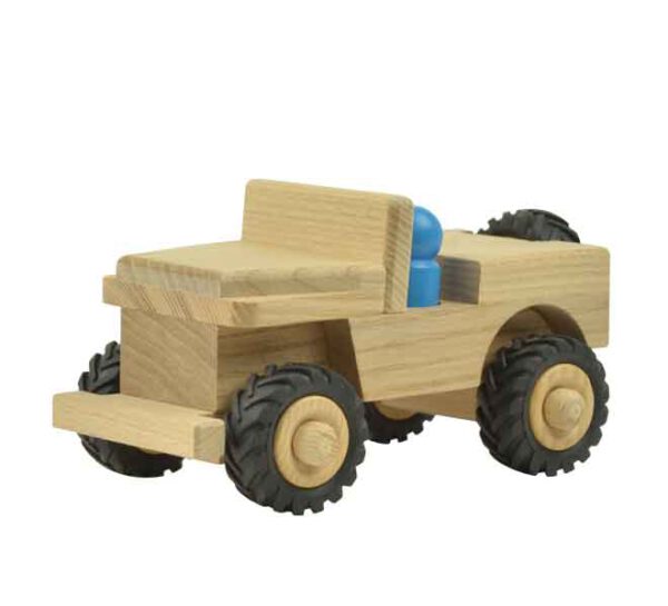 Houten speelgoed Jeep